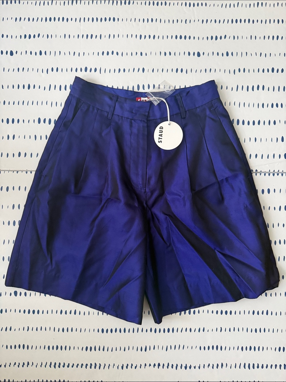 STAUD Long Luisa Short in Violet - Picture 2 of 4
